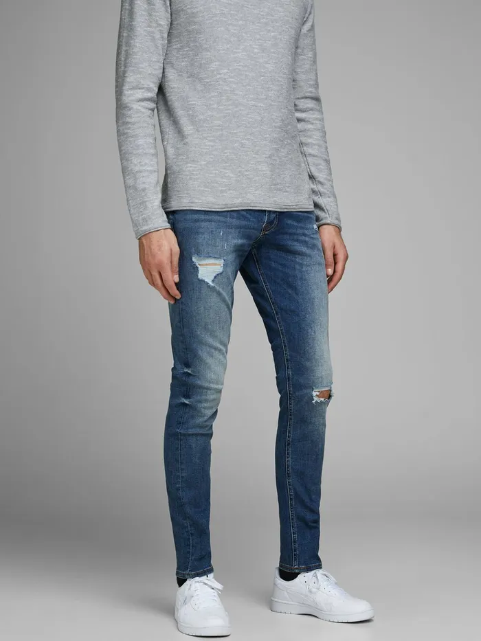 Slim Jeans JACK and JONES Mens GLENN ORIGINAL GE 050 SLIM FIT JEANS Blue Blue Denim Slim Jeans JACK and JONES Mens GLENN ORIGINAL GE 050 SLIM FIT JEANS Blue Blue Denim