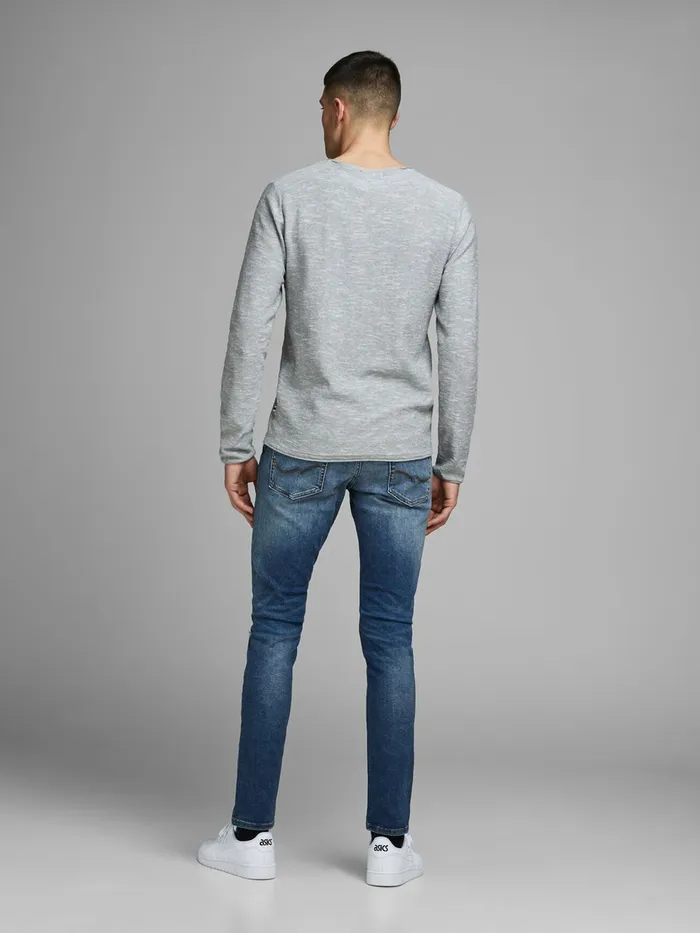 Slim Jeans JACK and JONES Mens GLENN ORIGINAL GE 050 SLIM FIT JEANS Blue Blue Denim