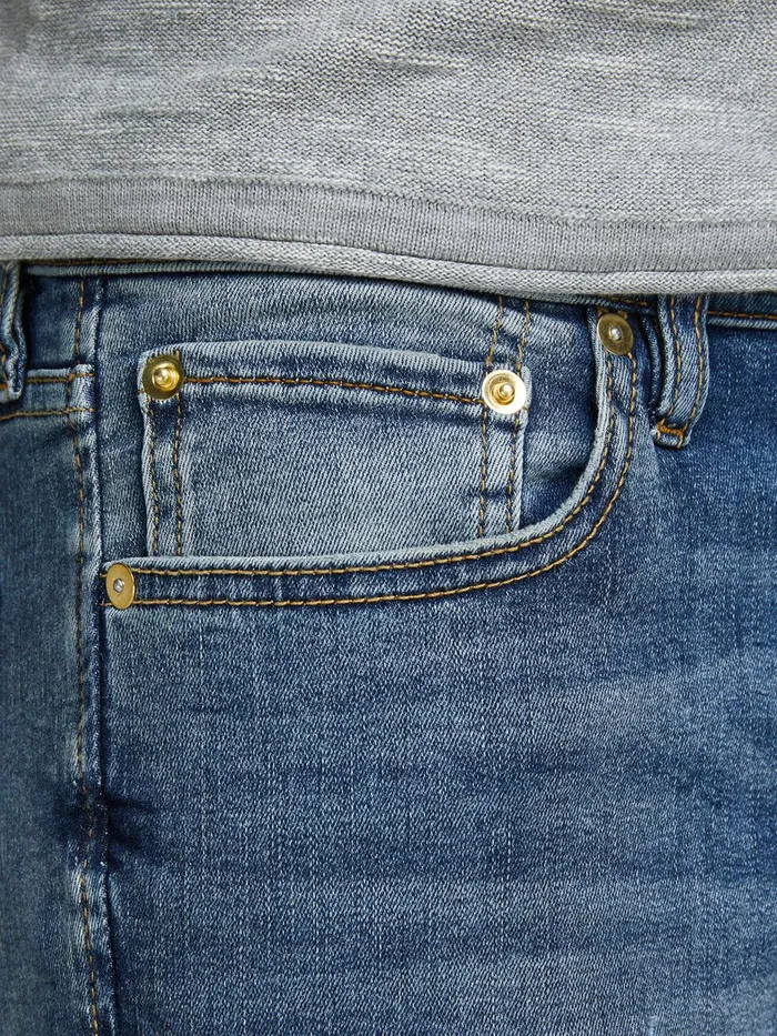 Slim Jeans JACK and JONES Mens GLENN ORIGINAL GE 050 SLIM FIT JEANS Blue Blue Denim