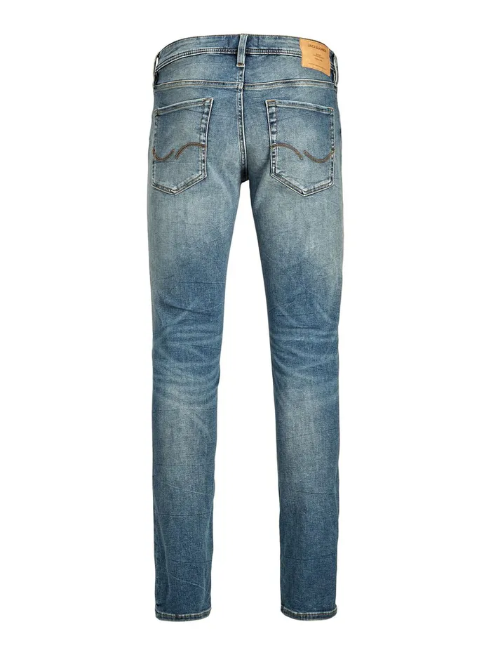 Slim Jeans JACK and JONES Mens GLENN ORIGINAL GE 050 SLIM FIT JEANS Blue Blue Denim