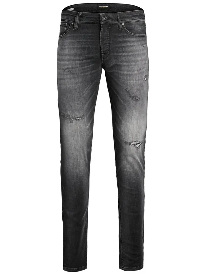 Slim Jeans JACK and JONES Mens GLENN ORIGINAL JJ 260 SLIM FIT JEANS Black Black Denim Slim Jeans JACK and JONES Mens GLENN ORIGINAL JJ 260 SLIM FIT JEANS Black Black Denim