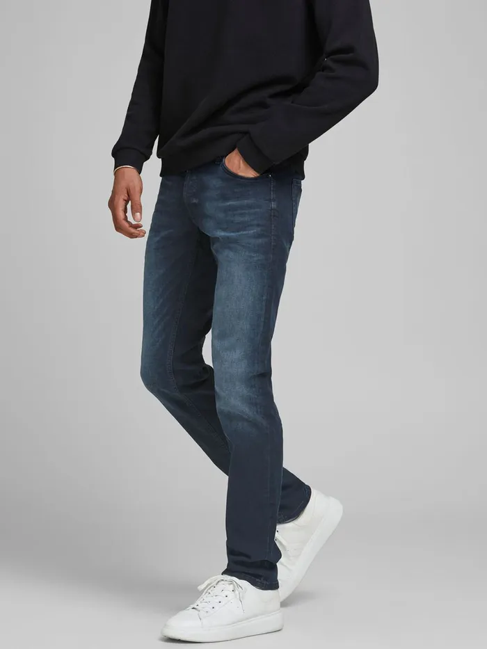 Slim Jeans JACK and JONES Mens GLENN ORIGINAL JOS 210 PCW 50SPS SLIM FIT JEANS Blue Blue Denim