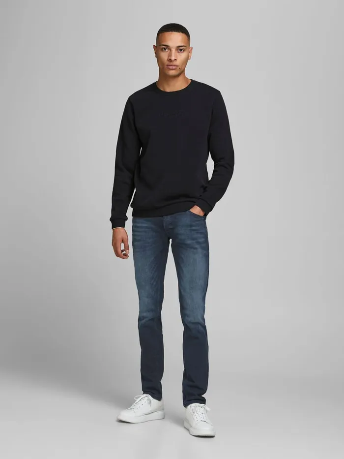 Slim Jeans JACK and JONES Mens GLENN ORIGINAL JOS 210 PCW 50SPS SLIM FIT JEANS Blue Blue Denim