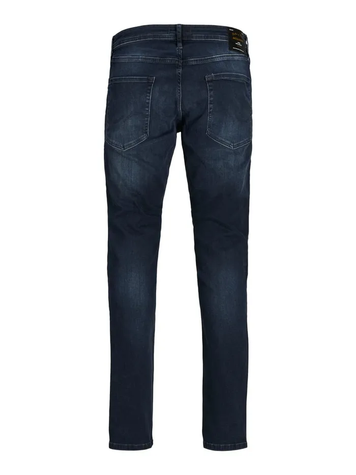 Slim Jeans JACK and JONES Mens TIM ORIGINAL CJ 925 SLIMSTRAIGHT FIT JEANS Blue Blue Denim