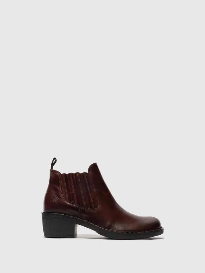 Slipon Ankle Boots MOOF103FLY WINE Women Fly London Ankle Boots
