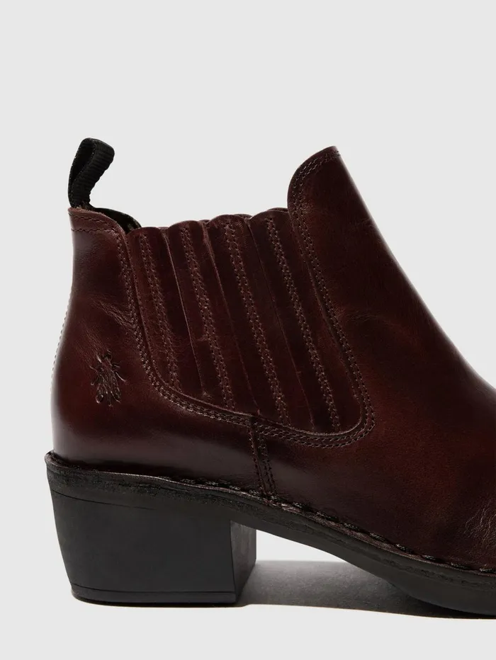 Slipon Ankle Boots MOOF103FLY WINE Women Fly London Ankle Boots