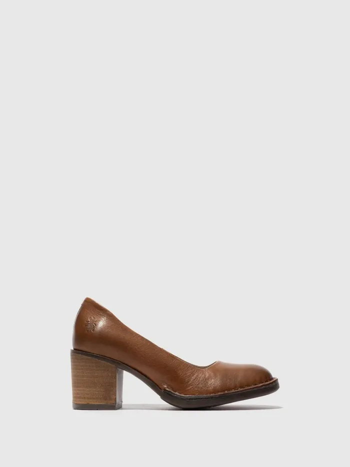 Slipon Shoes BERY104FLY COGNAC Women Fly London Shoes