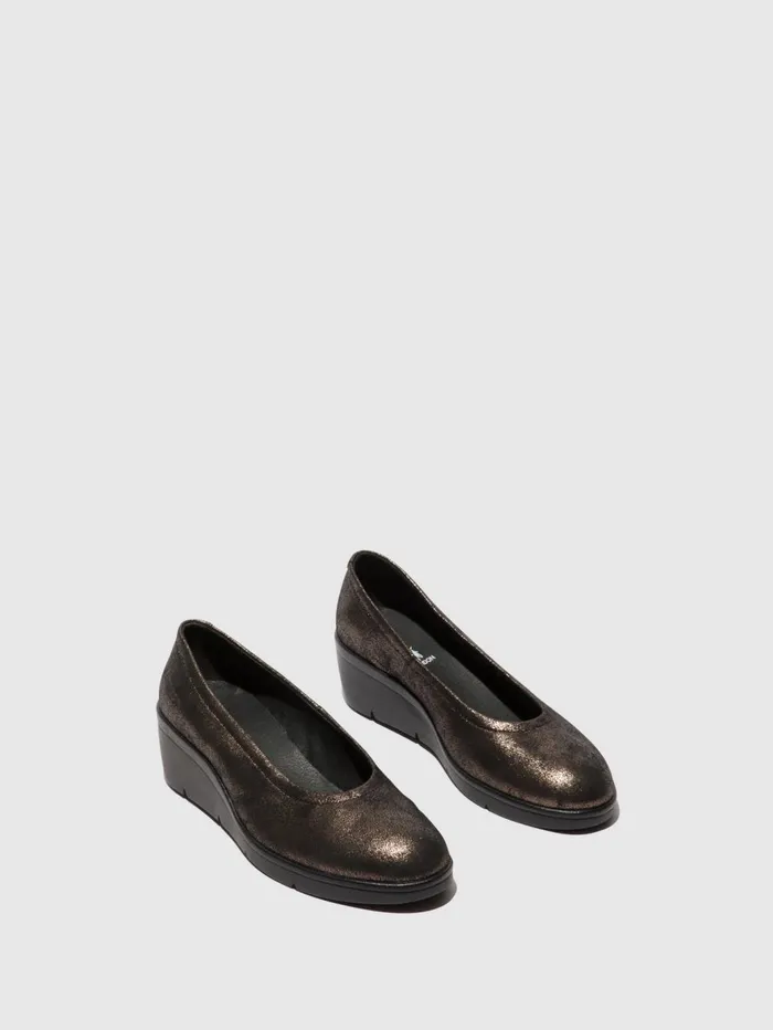 Slipon Shoes NUMA570FLY GRAPHITE Women Fly London Shoes
