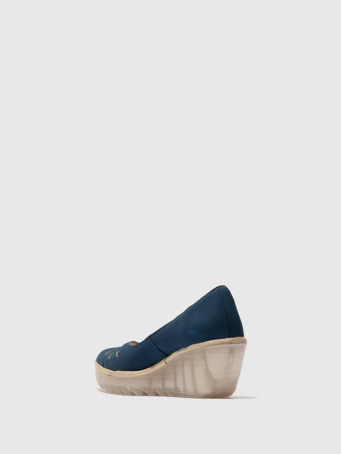 Slipon Shoes YUBI480FLY BLUE Women Fly London Shoes