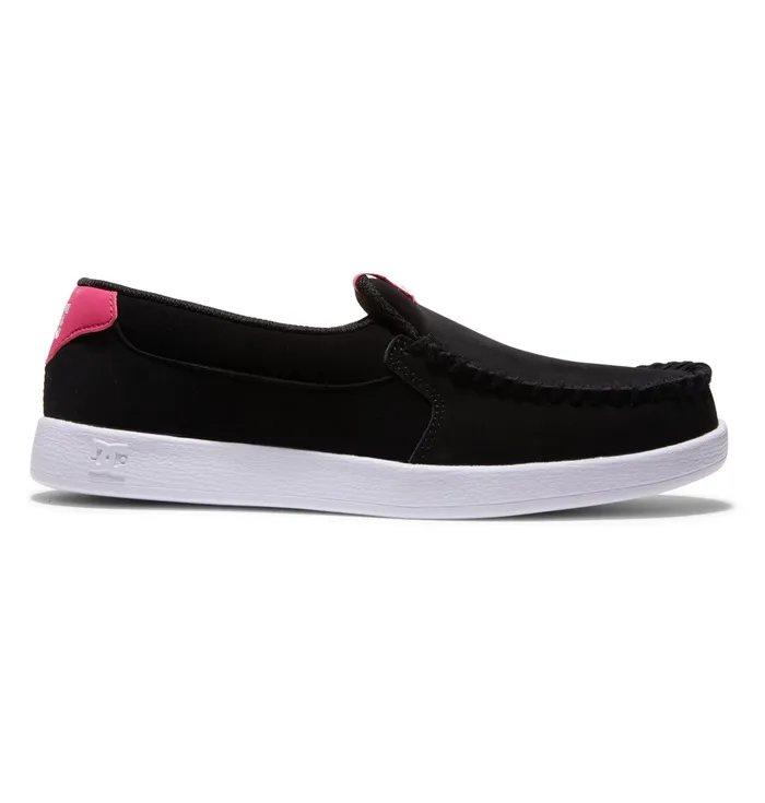 SlipOns Women DC Shoes Villain Slip On Shoes blackcrazy pink