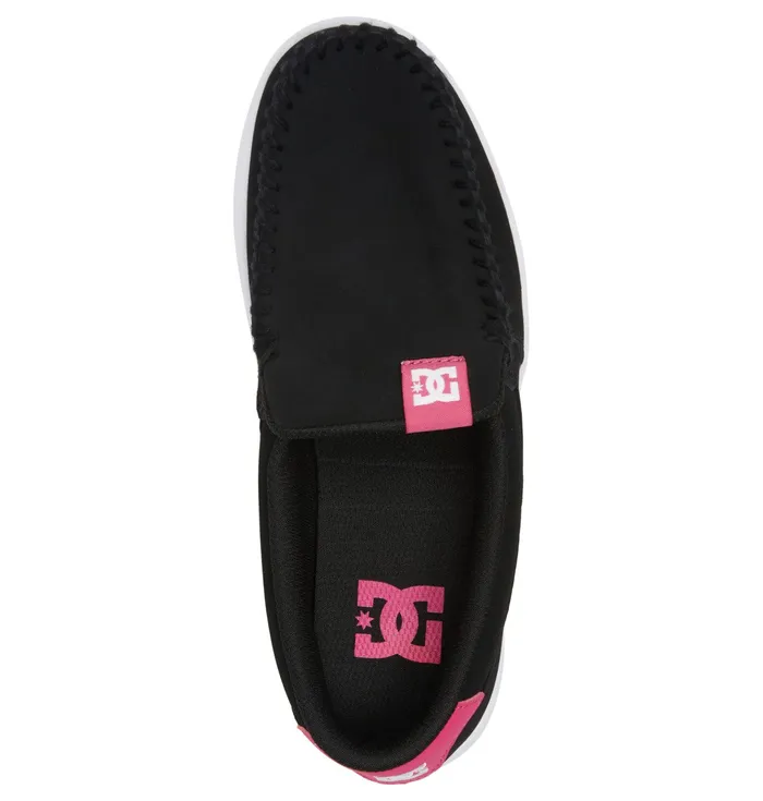 SlipOns Women DC Shoes Villain Slip On Shoes blackcrazy pink