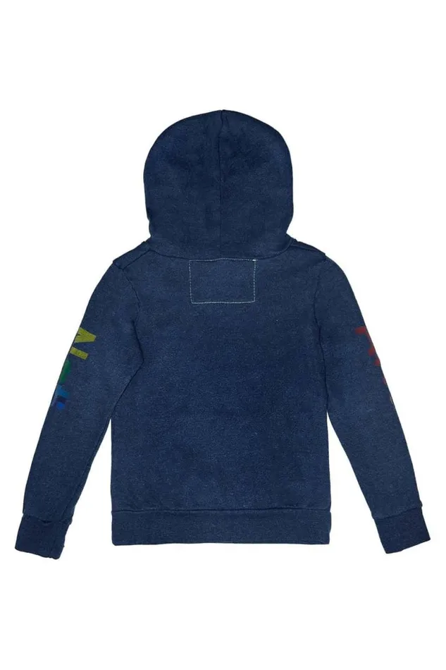 Small Aspen Pullover Hoodie 8211 Navy Kids Aviator Nation Hoodies