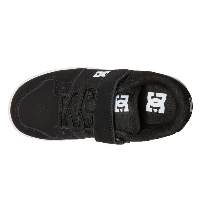 Sneakers Kids Boy8217s Manteca 4 Elastic Waist Lace Shoes blackwhite DC Shoes