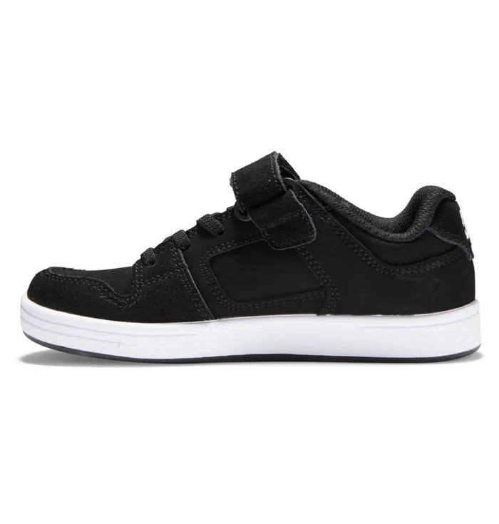 Sneakers Kids Boy8217s Manteca 4 Elastic Waist Lace Shoes blackwhite DC Shoes