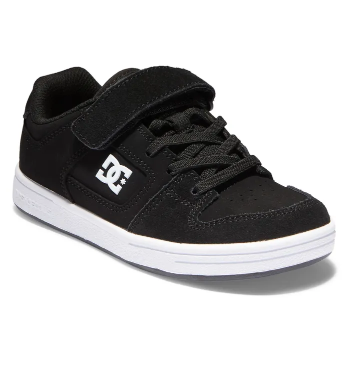 Sneakers Kids Boy8217s Manteca 4 Elastic Waist Lace Shoes blackwhite DC Shoes