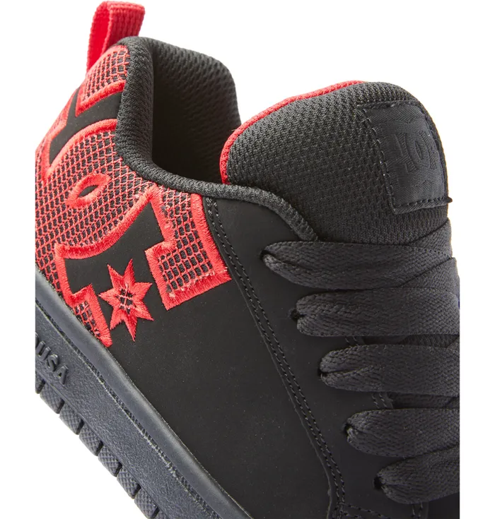 Sneakers Kids Court Graffik Shoes blackblackred DC Shoes