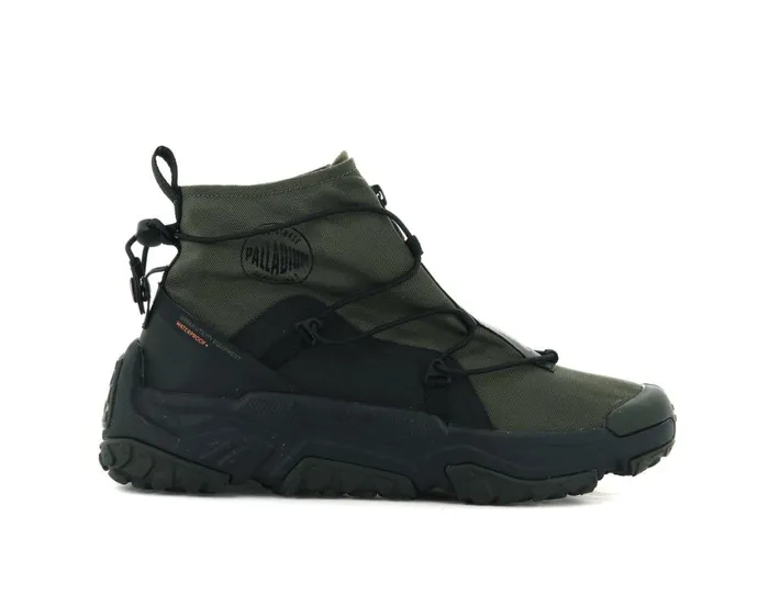 Sneakers Kids PALLADIUM OFFGRID HI ZIP WATERPROOF Olive Night