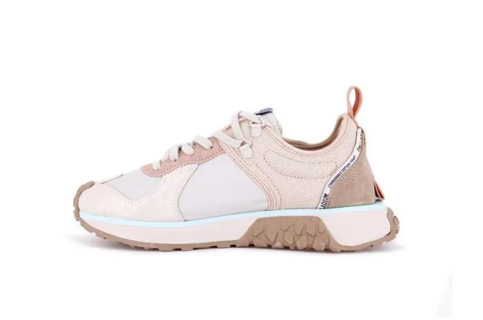 Sneakers Kids PALLADIUM TROOP RUNNER Ivory Creammoonbean Sneakers Kids PALLADIUM TROOP RUNNER Ivory Creammoonbean
