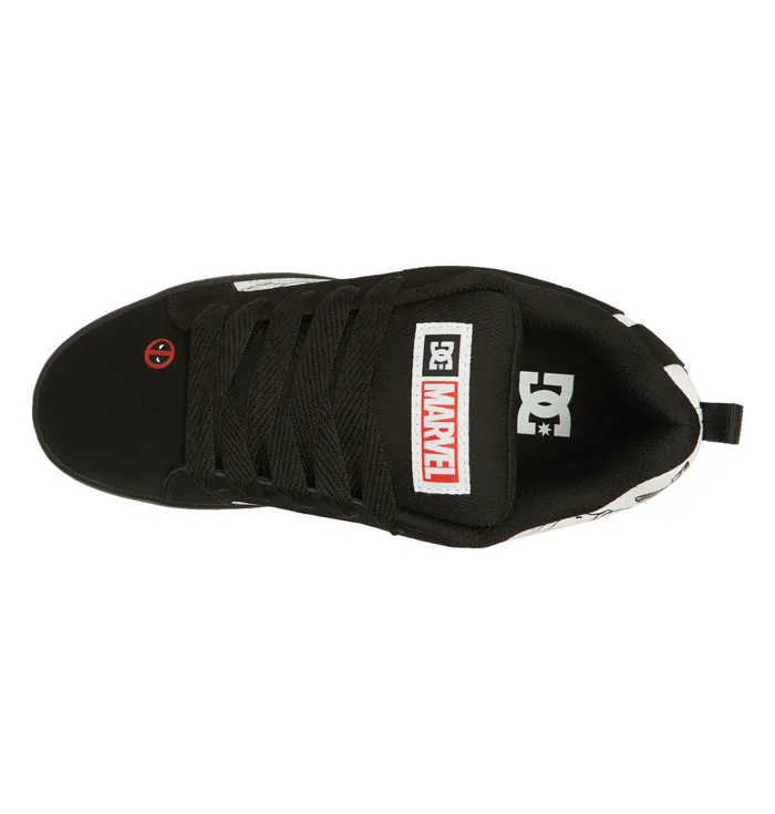 Sneakers Marvel Deadpool x DC Court Graffik blackwhitered DC Shoes Men