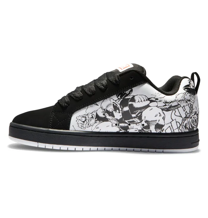 Sneakers Marvel Deadpool x DC Court Graffik blackwhitered DC Shoes Men