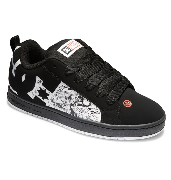 Sneakers Marvel Deadpool x DC Court Graffik blackwhitered DC Shoes Men