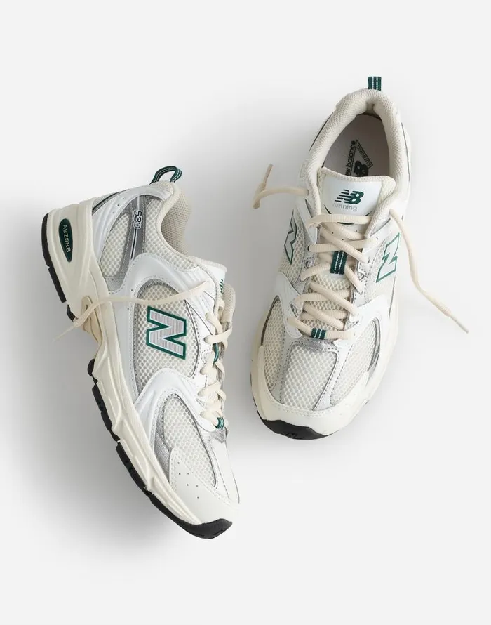 Sneakers Women Madewell New Balance Unisex 530 Sneakers Sea Salt White Marsh Green Sneakers Women Madewell New Balance Unisex 530 Sneakers Sea Salt White Marsh Green