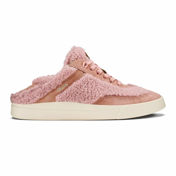 Sneakers Women Olukai Kilea Heu Fuzzy Sneakers 8211 Pink Clay Cork