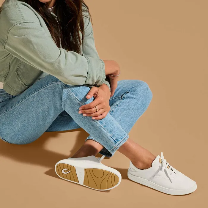 Sneakers Women Olukai Kohu Lightweight Canvas Sneakers 8211 Off White