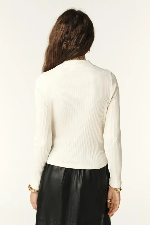 Soft Fitted TShirt Tibo OffWhite Women Baandsh TShirts and Tank Tops