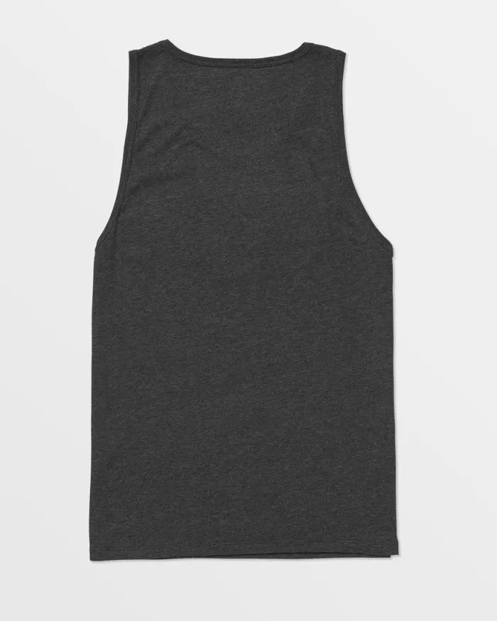 Solid Heather Tank 8211 Dark Black Heather Mens Volcom TShirts and Tanks