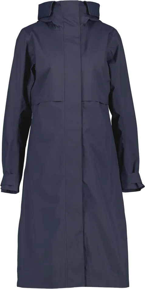 Sonja Parka Long Dark Night Blue Women Didriksons Spring Jackets