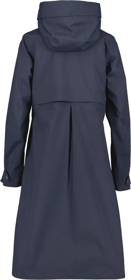 Sonja Parka Long Dark Night Blue Women Didriksons Spring Jackets
