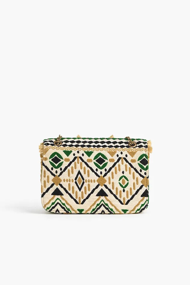 Southwest Jade Beaded Shoulder Bag Shoulder Bags America and Beyond Women