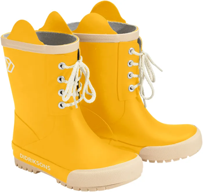 Splashman Kid039s Boots Oat Yellow Kids Didriksons Rubber Boots