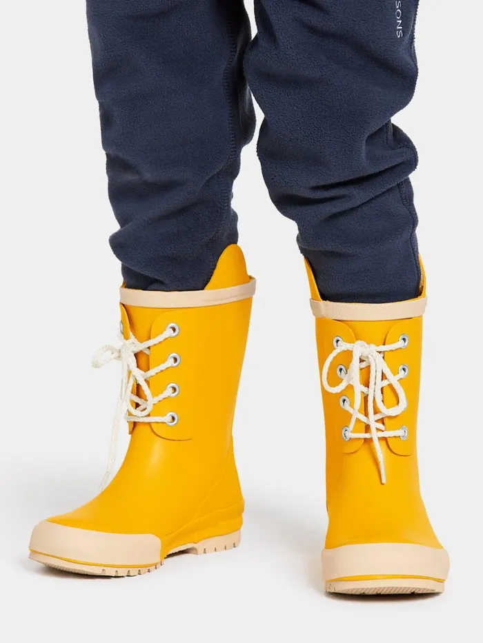 Splashman Kid039s Boots Oat Yellow Kids Didriksons Rubber Boots