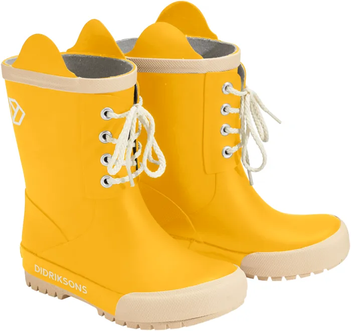 Splashman Kid039s Boots Oat Yellow Kids Didriksons Rubber Boots