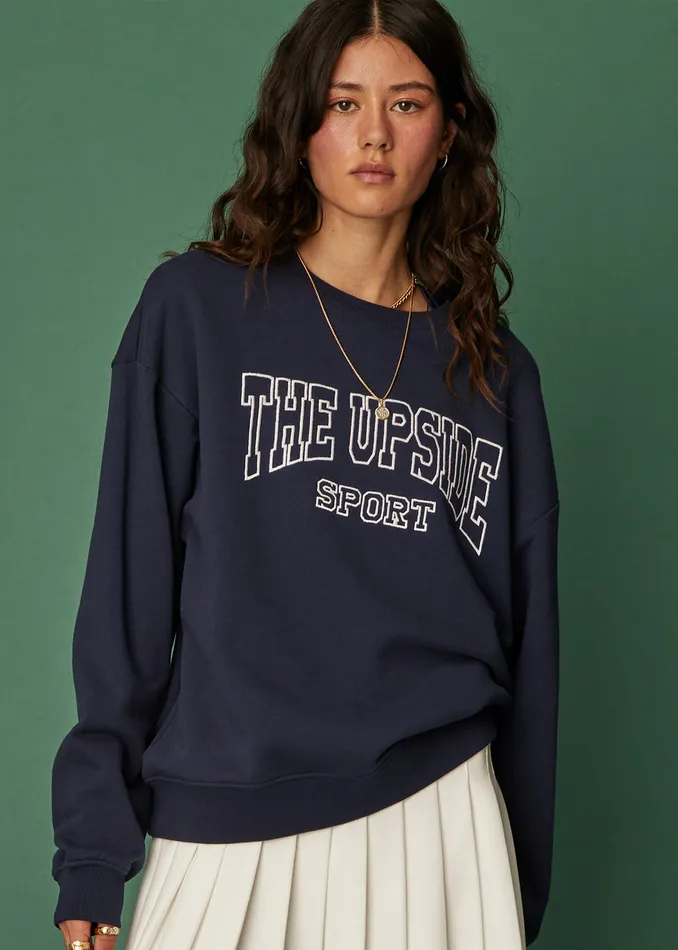Sports Women IVY LEAGUE SATURN CREW THE UPSIDE