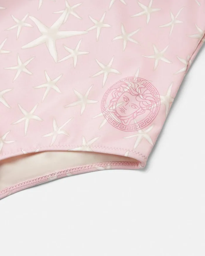 Stella Marina Kids Swimsuit White Children Versace Beachwear