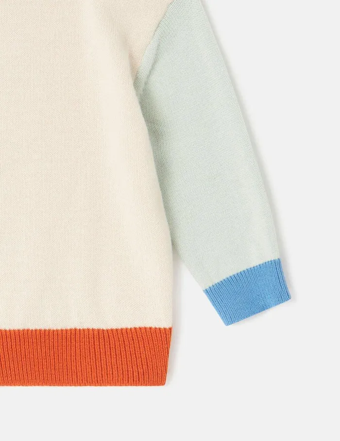 Stella McCartney Baby Boys Kids Space Knitted Graphic Sweater Multicolor Stella McCartney Baby Boys Kids Space Knitted Graphic Sweater Multicolor