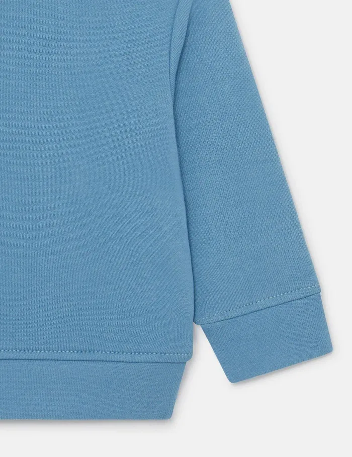 Stella McCartney Baby Boys Kids Space Print Sweatshirt Airforce Blue Stella McCartney Baby Boys Kids Space Print Sweatshirt Airforce Blue