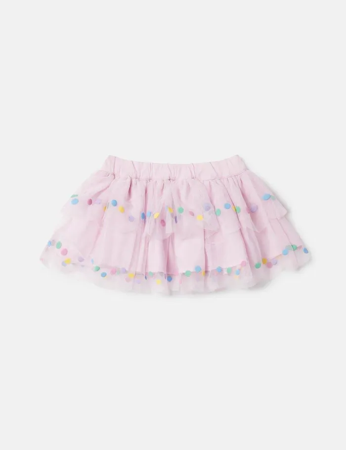 Stella McCartney Baby Girls Kids Confetti Dot Tutu Skirt Wisteria Pink Stella McCartney Baby Girls Kids Confetti Dot Tutu Skirt Wisteria Pink