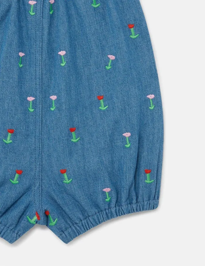 Stella McCartney Baby Girls Kids Farmyard Appliqu Overalls Multicolour Stella McCartney Baby Girls Kids Farmyard Appliqu Overalls Multicolour