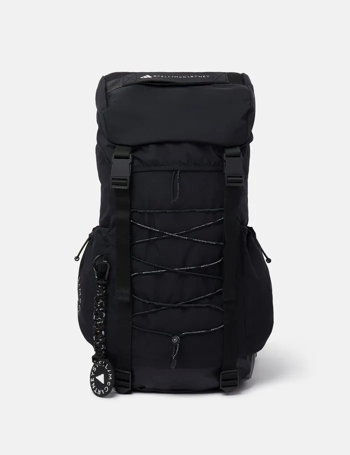 Stella McCartney Backpacks Women Logo Padded Backpack Black