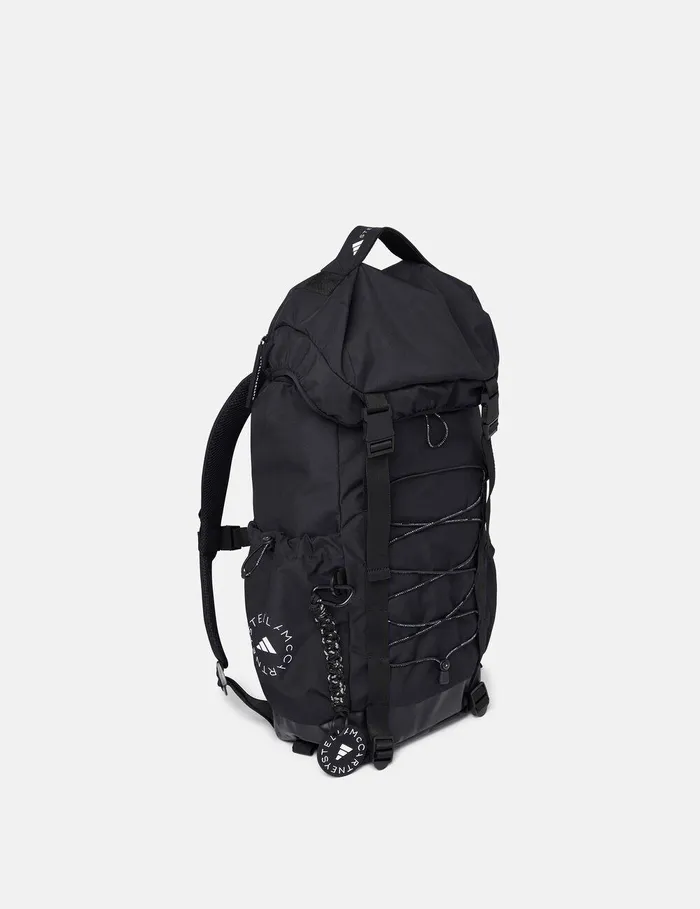 Stella McCartney Backpacks Women Logo Padded Backpack Black Stella McCartney Backpacks Women Logo Padded Backpack Black