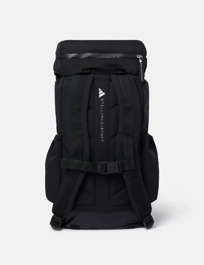 Stella McCartney Backpacks Women Logo Padded Backpack Black Stella McCartney Backpacks Women Logo Padded Backpack Black