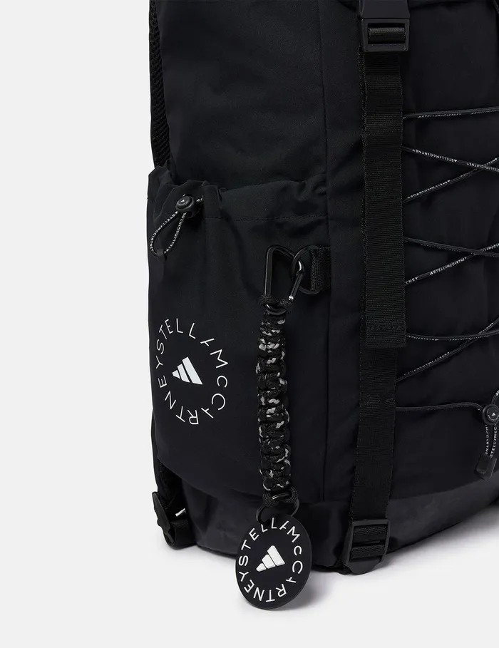 Stella McCartney Backpacks Women Logo Padded Backpack Black Stella McCartney Backpacks Women Logo Padded Backpack Black