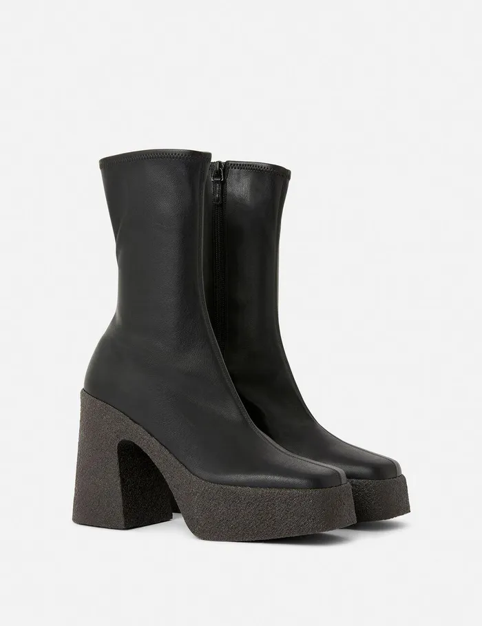 Stella McCartney Boots Women Chunky Ankle Boots Black