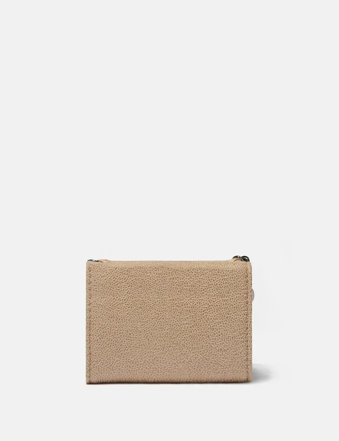 Stella McCartney Compact Wallets Women Falabella Small Flap Wallet Butter Cream Stella McCartney Compact Wallets Women Falabella Small Flap Wallet Butter Cream