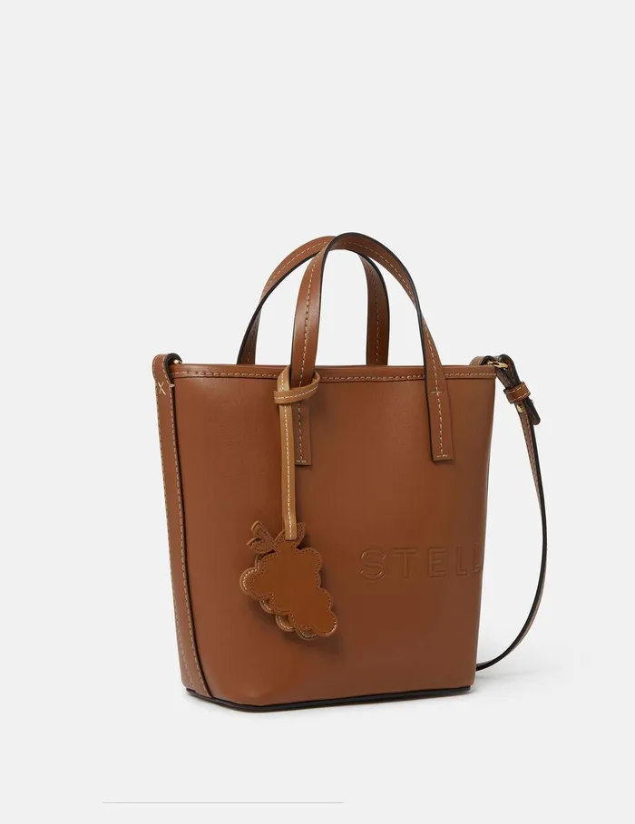 Stella McCartney Crossbody Bags Women Logo Bucket Bag Chestnut Brown Stella McCartney Crossbody Bags Women Logo Bucket Bag Chestnut Brown