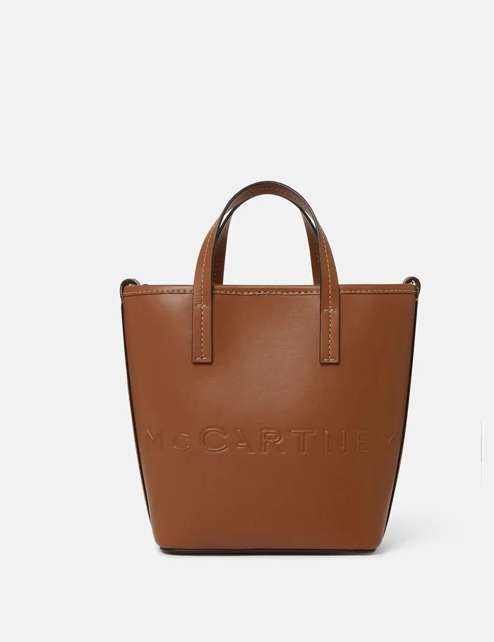 Stella McCartney Crossbody Bags Women Logo Bucket Bag Chestnut Brown Stella McCartney Crossbody Bags Women Logo Bucket Bag Chestnut Brown